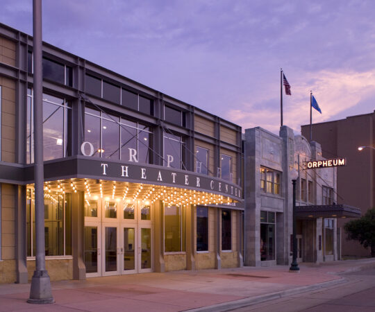 Orpheum Theater Center designed by Koch Hazard Architects